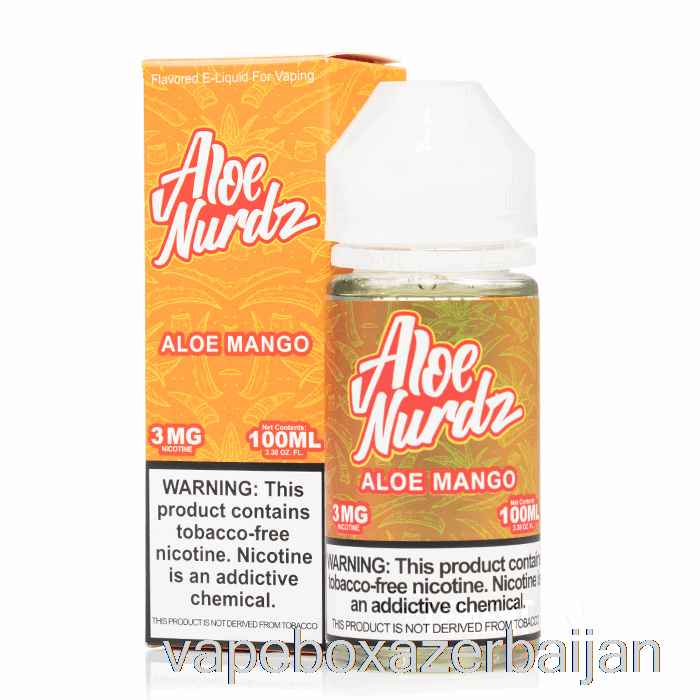 E-Juice Vape Aloe Mango - Cloud Nurdz - 100mL 6mg